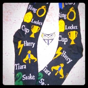 Harry potter socks and patch from loot crate